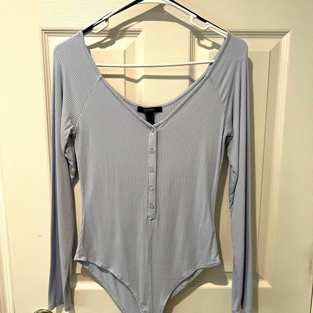 Forever 21 Long-sleeve bodysuit